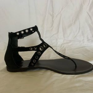 Black Halogen Sandals